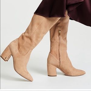 Sam Edelman Hai knee camel suede boots
